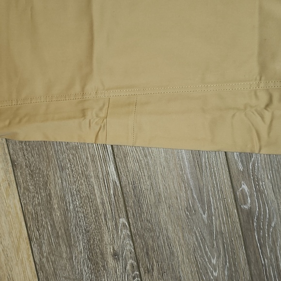 Zara Women's Tan Cotton Trousers, High-Waisted, Wide-Leg, Size Small. - Picture 8 of 16